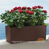 Outdoor Garden Furniture PE Rattan Flower Pots