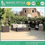 Rattan Sofa Set Wicker Sofa Combination Sofa Patio Furniture Hotel Project Garden Furniture Sofa Outdoor Furniture Leisure Sofa P. E Wicker Sofa