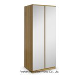 Bedroom Furniture 2 Door Full Mirrored Wardrobe Closet (WB19)
