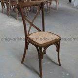 Solid Wood Stackable Wedding Cross Back Chairs