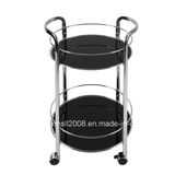 Modern Bar Cart in Black Kitchen Cart with CE (G-KC03)
