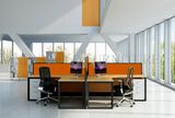 Modern Designs 2 Seater Workstation Office Cubicle Plywood Furniture