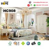Hot-Sell Antique Furniture Wood Bedroom Set for Home (HC908)