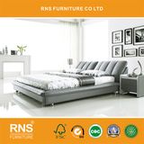 A921 Hotel PU Wooden Bed