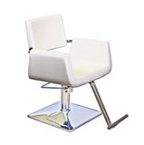 Styling Chair Salon Barber White Styling Chair Hairdressing Chair