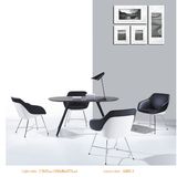 Modern Furniture Family Restaurant Leisure Chairs with Wheels