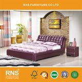 A932 Luxury Hotel Leather Big Bed