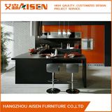 2018 Island Style Modern High Gloss Lacquer Kitchen Cabinet Furniture