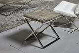 Imitated Wood Top Stainless Steel Sofa Table Side Table End Table Console Table Living Room Furniture