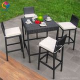 Hly Outdoor Furniture Garden Table Rattan Table and Chair