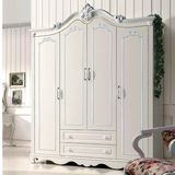 Luxury European Style Solid Wood Opening Wardrobe