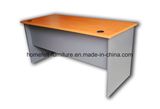 Classical Wooden Rectangle Office Table for Single Staff