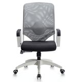 Steel Frame Medium Back Soft Padding Visitor Chair Soft Chair