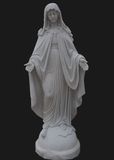 Stone Carving Holly Virgin Mother Maria Statue Sculpture (LL60)