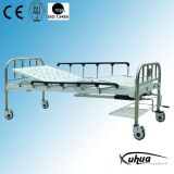Hospital Furniture, Mobile Two Cranks Manual Hospital Bed (C-3)