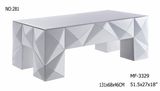 2017 Supper White Glass Coffee Table