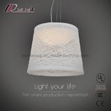 Modern Matt-White Rattan Pendant Lamp for Decoration