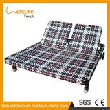 Wicker/Rattan Outdoor Garden Furniture Beach Daybed Adjustable Back Love Seat Lounge Chair