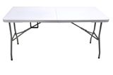 5FT Rectangle Plastic Folding Table, 60