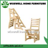 Pine Wood Convertible Ladder Chair