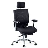 Fabric Mesh Type Office Chair with Metal Chrome Finished Frame