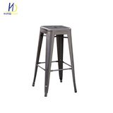 Metal Frame Stackable Chair Replica Antique Industrial Bar Stool High Chair