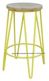 Replica Restaurant Metal Furniture Wooden Counter Bar Stools