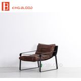 Italian Style Upholstered Leather Sofa Chairs