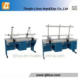 Blue Color Metal Sheet Structurer Dental Lab Tables