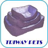 Printed Cheap Dog Cat Pet Bed (WY1204031-2A/C)