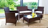 4-PC Kd Rattan Chair Set Wicker Conversation Set