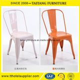Black Stackable Restaurant Metal Dining Chair