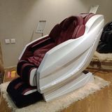 L Track Massage Mechanism Chair Full Body PU/Leather Cover