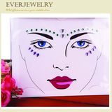 Healthy and Eco-Friendly Face Diamond Gems Decorations Stickers