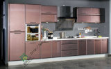 Red UV Lacquer Kitchen Cabinet for Indian Market (zs-223)