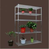 NSF Approval Heavy Duty Chrome Metal Flower Pot Display Shelf