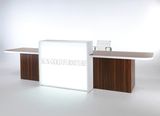 New Design Glass and Wood Beauty Salon Front Desk (SZ-RT051)