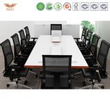 High Top Metal Leg Wood Top Office Meeting Table