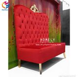 Luxury Royal High Back Gold Antique Queen Wedding Sexy Sofa