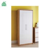 Clothes Storage Cabinet 2 Doors Modern Style Wardrobe for Sale