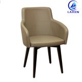 Restaurant Furniture Upholstered Cushion Sofa Chair with Comfortable Fabric