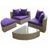 Outdoor Leisure Garden Sofa Wicker Furniture Rattan Sofa Outdoor Furniture S216