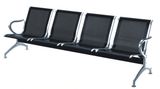 Cheap 4-Seater Black Airport Public Chair Furniture (YA-20)