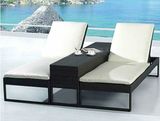 Outdoor Double Rattan Sun Lounge