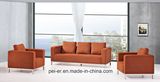 Modern Simple Living Room Furniture Commercial Sectional Leather Sofa (F-3)
