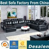 Best Quality U Shape Wholesale Price Genuine Leather Sofa (962)