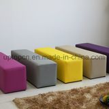 Economical Comfortable Combined Colorful Rectangle Leather Stool (SP-ES136)