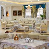 Living Room Sofa with Wooden Sofa Frame (518B)