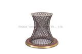 Pierced Metal Stand Round Table