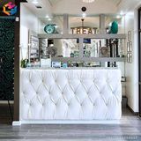 Hly Salon Reception Table Office Counter Table Design Reception Desk